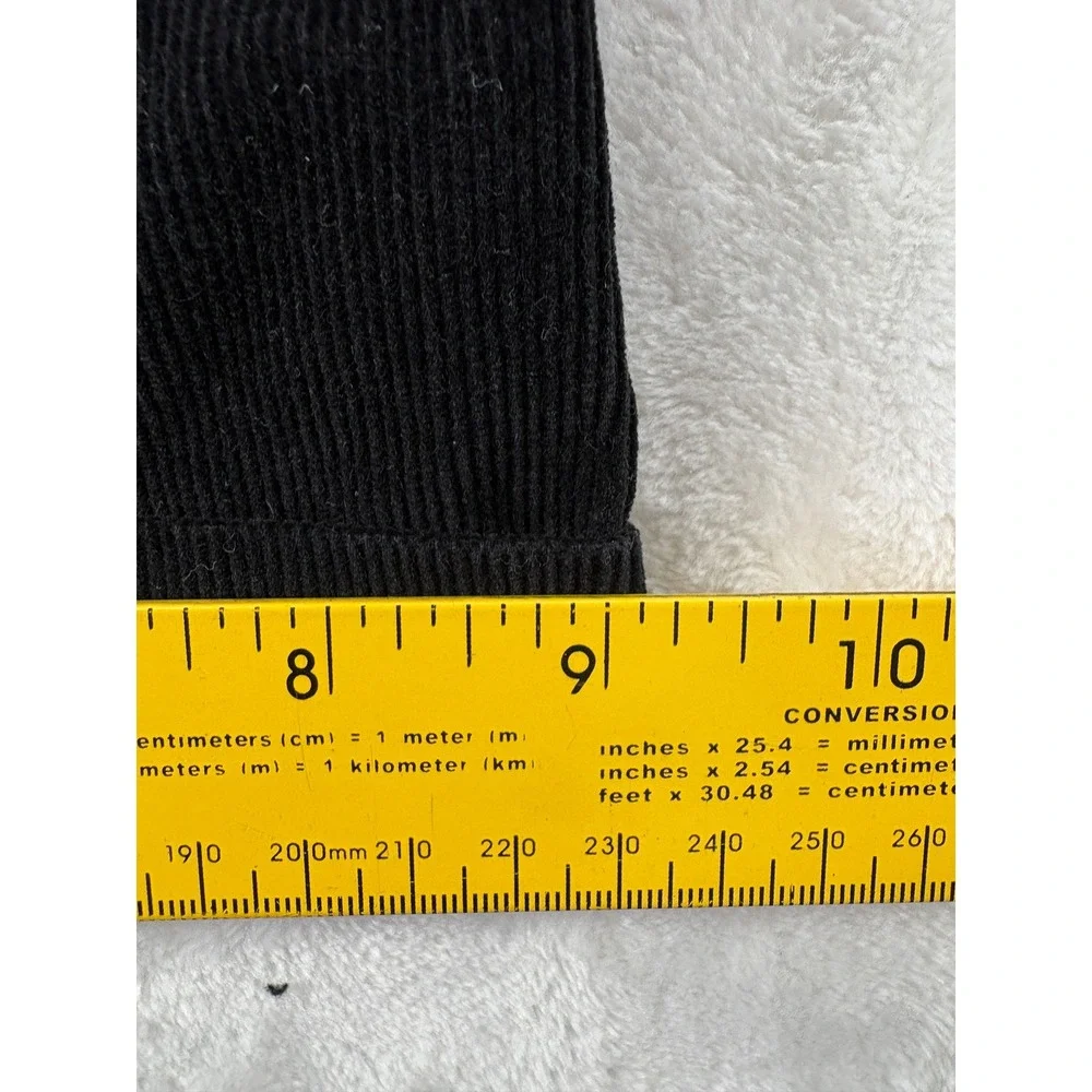 Perry Ellis Portfolio Pants 34/30 Pleated Corduroy Black Cotton Straight Leg